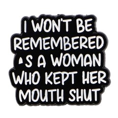 Funny Quote Enamel Pin Metal Brooch Badge Backpack Accessory Gift Jewelry