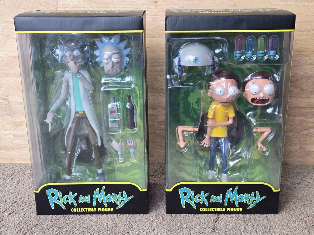 MONDO Standard Rick and Morty Collectible Action Figure Bundle