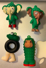 Lot 11 Italian Brainrot Ta Ta Ta Ta Sahur Boneca PVC Mini Figures Toys Memes