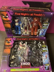 2026 JAZWARES FNAF FIVE NIGHTS AT FREDDYS ENDO SERIES TOY BONNIE & MANGLE PACKS