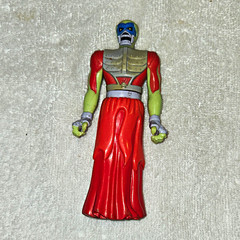Alien/Monster Action Figure Toy, Plastic, Red/Green/Gray/Purple