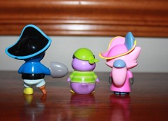 Ryans World Mini Figure 1″ Lot Of 4 RW Toys Bonkers