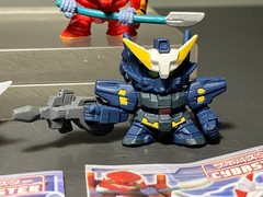 (7) BANDAI 2004 SD Mecha Gashapon Figures / SRW & Evangelion + Inserts!