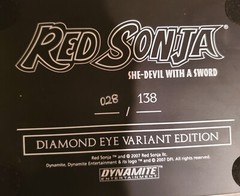 RED SONJA STATUE EXCLUSIVE DIAMOND EYES LE 138 DYNAMITE ENTERTAINMENT. NEW