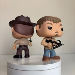 Funko Pop The Walking Dead Rick Grimes 13 Daryl Dixon 14 No Boxes Tv Shows Vinyl