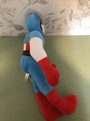 Marvel Captain American Plush Used Without Blanket And Shield AS IS