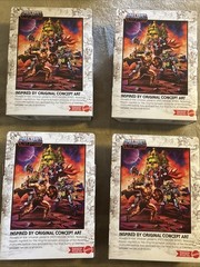 Mattel Masters Of The Universe MOTU He-Man Sketch Book Series Concept Art. 4 Fig