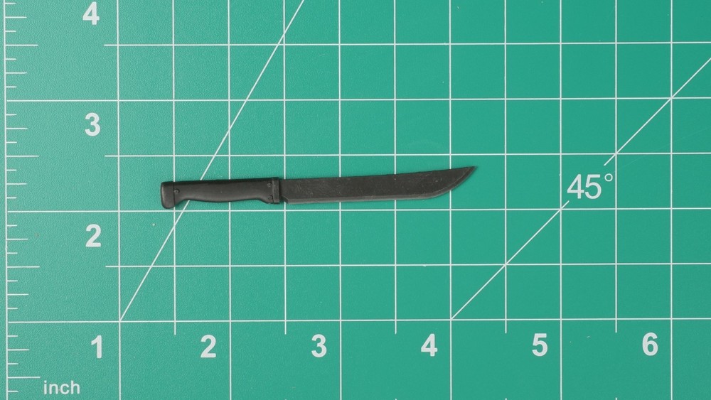 G.I. Joe Classified Hot Sauce Machete 6″ (1:12) Unpainted 3D Resin Print