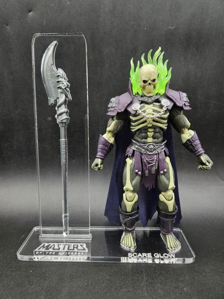 2026 Masters of The Universe Chronicles SCARE GLOW Acrylic Base Set **No Toy**