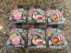 **SET OF 6** Disney Doorables Disney Parks Vehicle & Figure *New* FREE SHIPPING