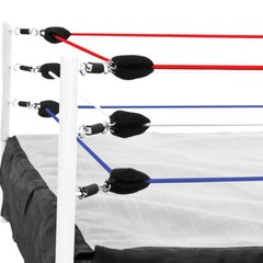 Red, White & Blue Ring Ropes for LARGE WWE Wrestling Action Figure Rings