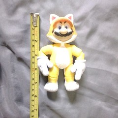 Super Mario Brothers Cat Mario Action Figure NINTENDO Full Articulated 4”