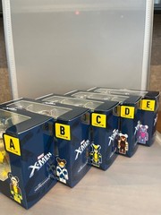 MARVEL X-MEN BEARBRICK Happy Kuji A-E 5 Box Set Japan Exclusive