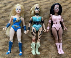 Galoob 1984 Golden Girl Guardians Action Figure Lot – Saphire, Wild One, Onyx