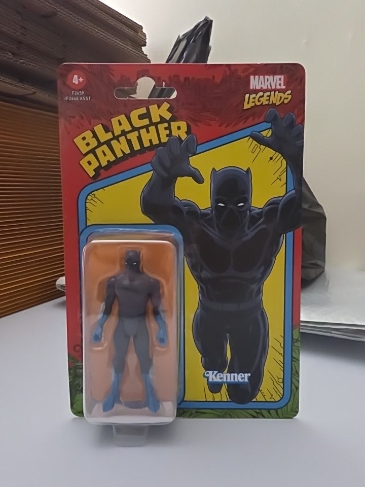 Black Panther Marvel Legends Retro Collection Kenner Unpunched