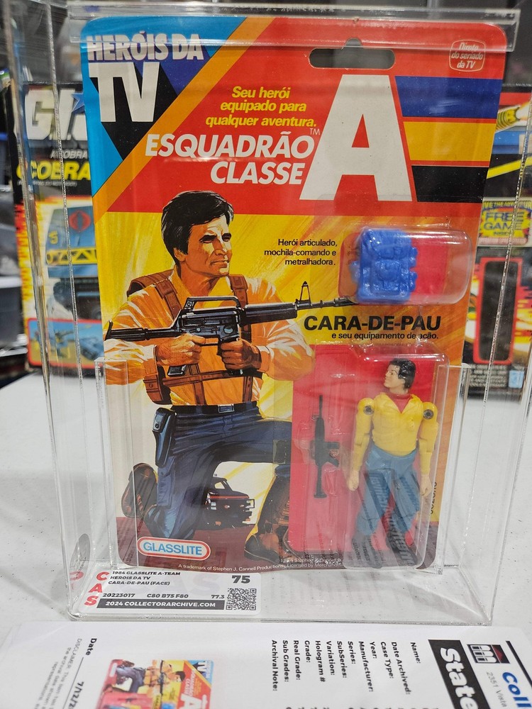 1984 Glasslite A-Team Herois Da TV Cara-De-Pau (Face) CAS 75