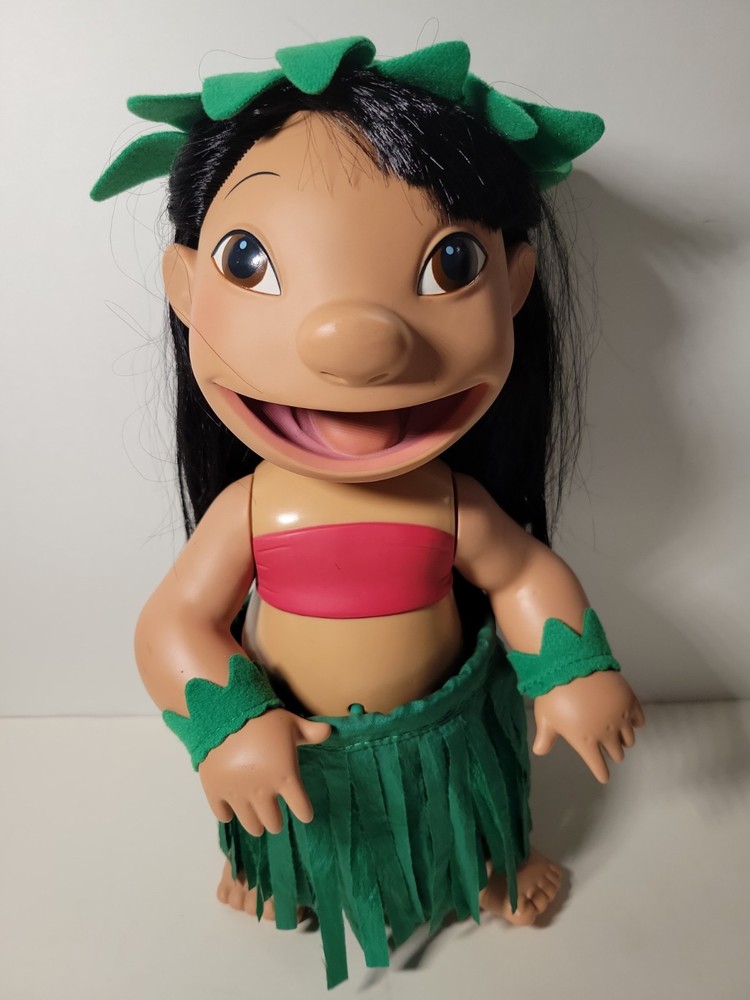 Vintage 2001 Lilo & Stitch Dancing Talking Musical Hula Doll- Works