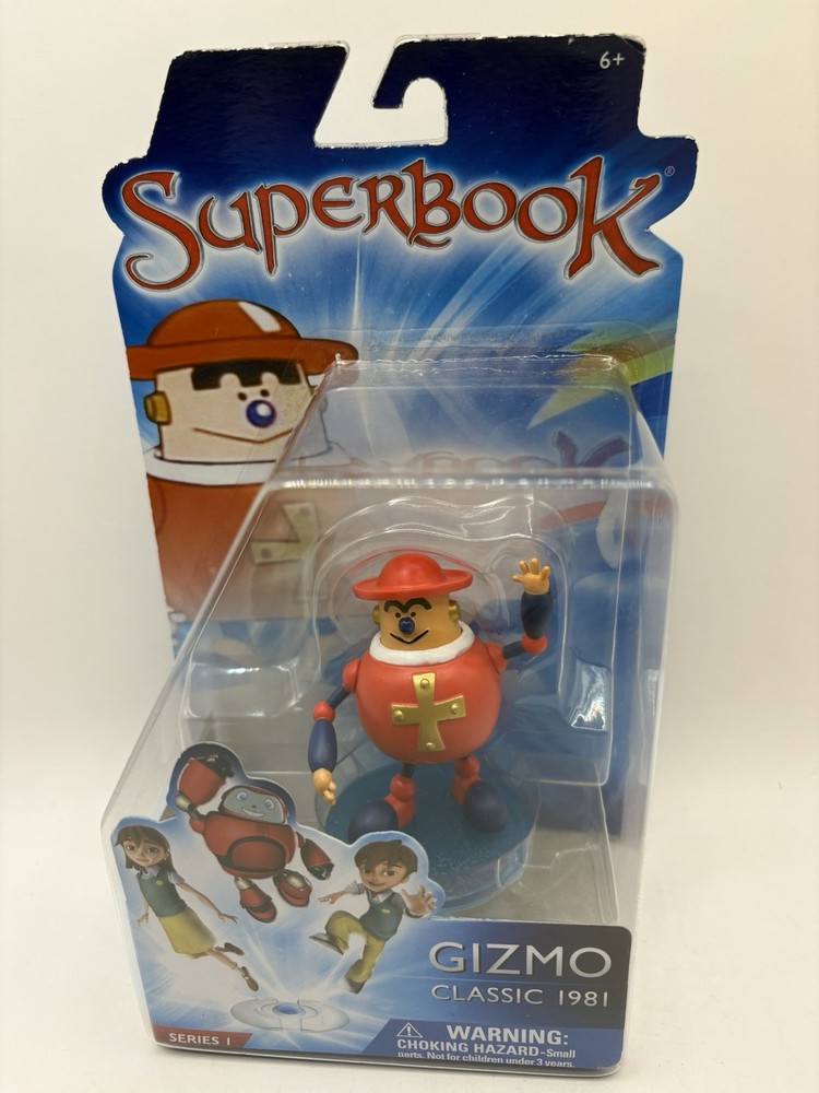 CBN SUPERBOOK TV Show Anime Series Classic 1981 Gizmo TOY ACTION FIGURE NEW