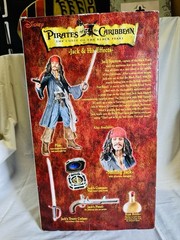 NEW Open Box Talking 18” Jack Sparrow Pirates of the Caribbean Black Pearl NECA