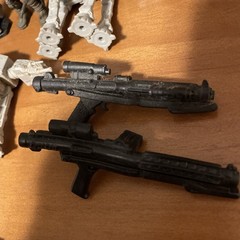 VTG Star Wars Lot Figures & Misc Star Wars Weapons Metal Plastic PVC Rubber GUC