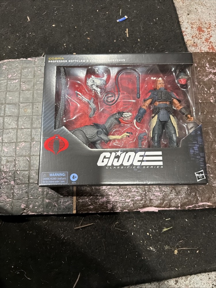 G.I. Joe Classified: Hasbro PROFESSOR ROTTCLAW & COBRA DEINONYCHUS #196)