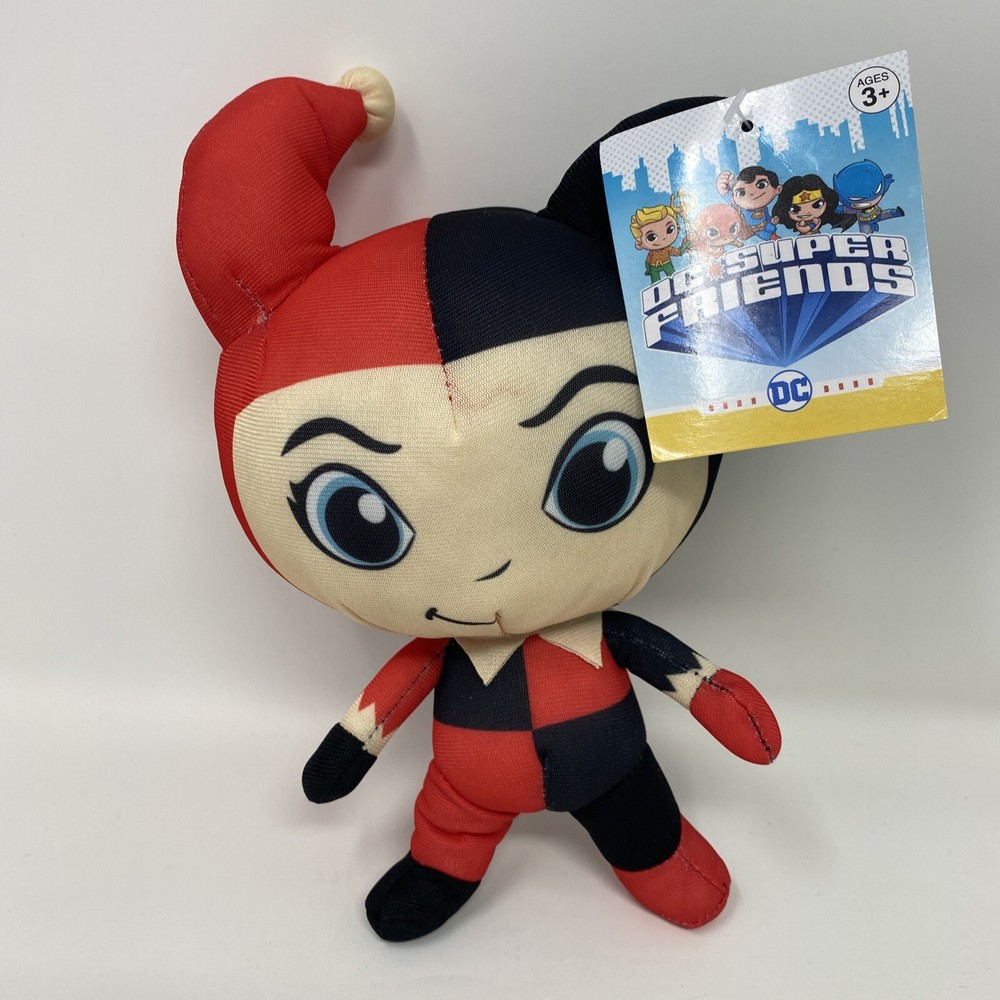 DC Comics DC Super Friends BIG HEADED HARLEY QUINN Small Plush STUFFED TOY NEW