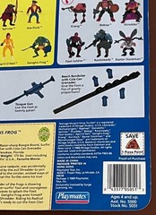 Teenage Mutant NInja Turtles TMNT GENGHIS FROG 1988 Playmates MOC SEE DESCRIPT.