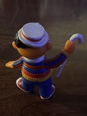 Vintage Sesame Street Ernie Tap Dancing pvc Figure 2.5 inch