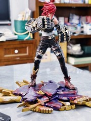 1/8 League of Legends Vi 21cm Action Figure Model Painted Resin Model Handmade