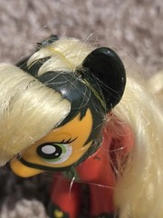 My Little Pony G4 brushable 3” figures Mane-iac Mayhem Power Ponies Lot of 8 mlp
