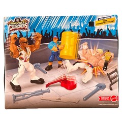 Knuckle Crunchers John Cena, The Rock & Cody Rhodes Action Figure Set NEW