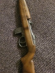 Vintage Dong San cmc m1 carbine die cast metal Toy. Q1