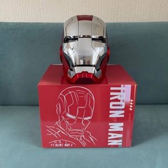 US Iron Man Full Black MK5 Helmet Autoking Wearable Voice-control Transform Mask