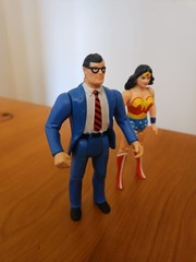 1986 Clark Kent Super Powers Mail Away Super Man Kenner DC Bonus WONDER WOMEN!