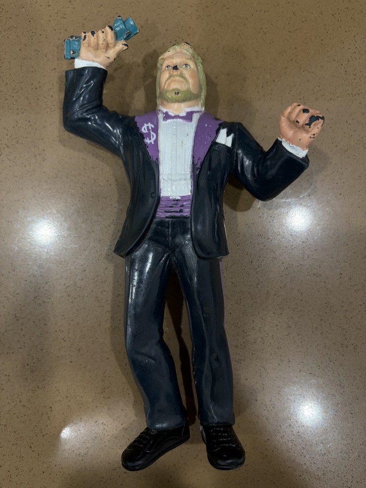Million Dollar Man Ted Dibiase Figure 1988 LJN WWE WWF Wrestling Vintage Rare