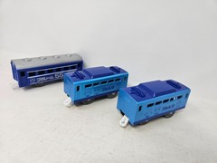 Takara TOMY Plarail Expo Passenger Express Coach Blue Promo Train VGUC