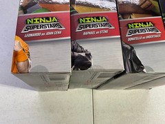 Playmates TMNT x WWE Ninja Superstars Series 1 Complete Set SEALED