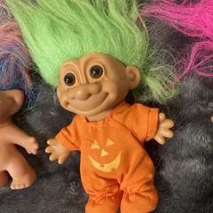 Trolls Toys Figures Russ Ace Novelty TNT 7 Pieces Treasure Vintage 1990’s Lot