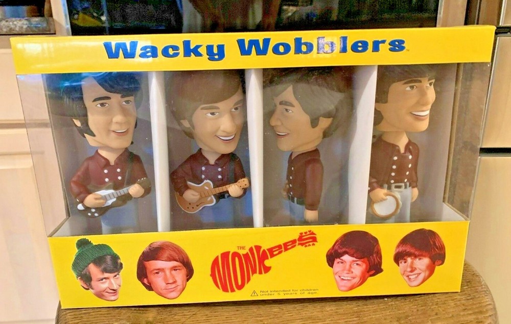 Wacky Wobblers The Monkees with Original Shipping Box