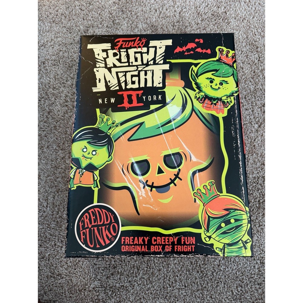 2022 Funko Pop NYCC Fright Night Box of Fun Freddy Full Box From Party RARE ❤️✅