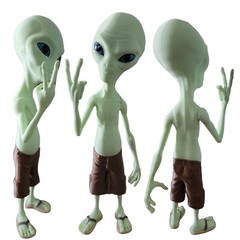 Paul the Alien Garage Figure Collectable Statue Handmade 90Cm ⚠️FULL PAINTED ⚠️