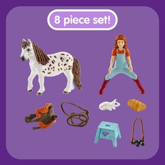Horse Club, 9-Piece Playset, Horse Toys for Girls and Boys 5-12 Years Old Mia…