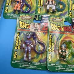 7 LOT RARE MOC NIP Vintage 1999 Dragonball Z IRWIN Funimation Clip Keychain