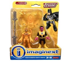 Imaginext Cheetah And Sinestro Figure Set Ultra Rare 2015 New Box Damage Sale
