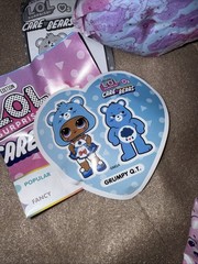 LOL Surprise Loves Care Bears Blue GRUMPY Q.T. Doll LIMITED EDITION Sealed