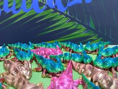 Axo-Love-A-Lot – Articulated 3D Printed Axolotl (Random Colors)