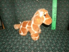 PIER 1 * GIRAFFE * 7″ Plush * STUFFED ANIMAL Toy * EUC * Indonesia
