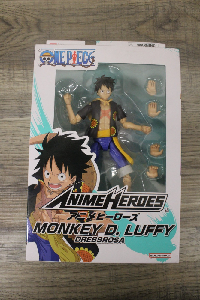 One Piece Anime Heroes Figure Monkey D. Luffy Dressrosa Version by Bandai Namco