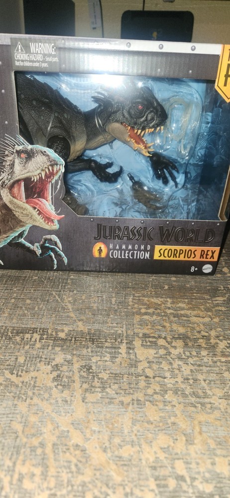 Jurassic World Hammond Collection Scorpios Rex New Dinosaur Action Figure Toy