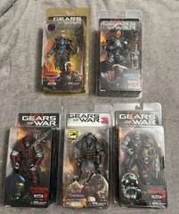 Gears Of War Neca Figures Lot – Theron Elite SDCC Sentinel Marcus Locust Baird